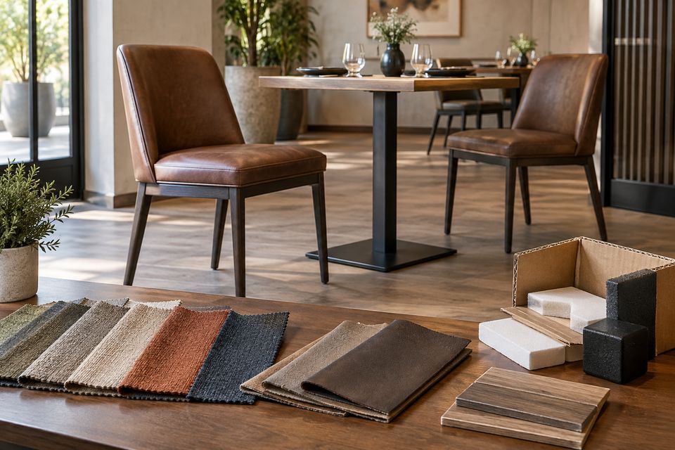 Samordnad möblering i hotell- och restaurangmiljö